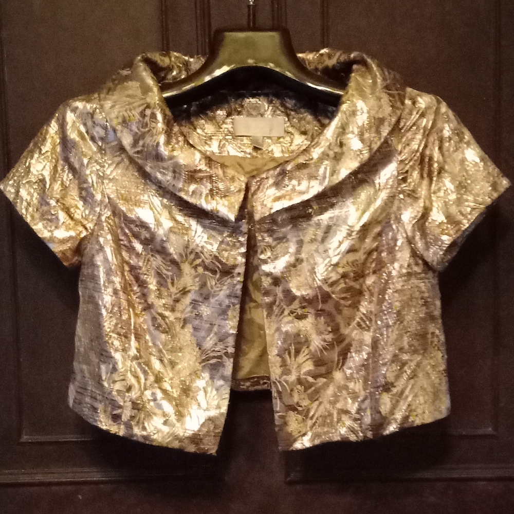 Badgley Mischka 10 Dress & Jacket - Picture 3 of 10